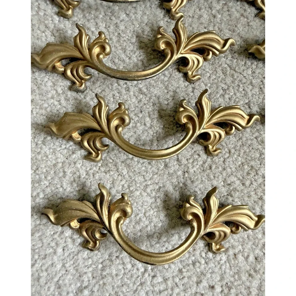 Lot of 9 Vintage Pull French Provincial Drawer Pull 6
